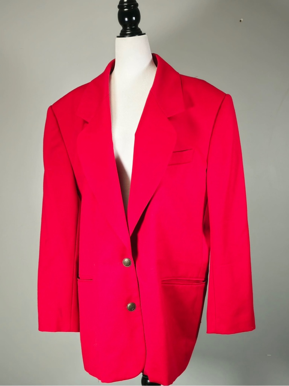 EUC Jones New York Women's Red Blazer Jacket - Classic Tailored Style